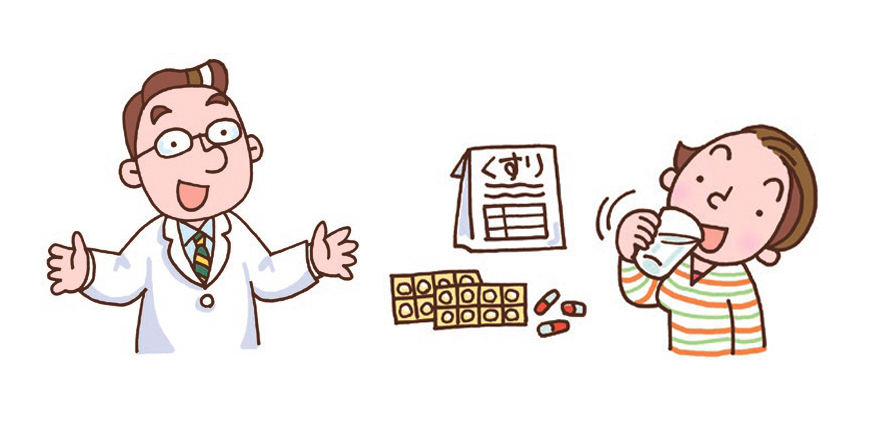 先生と患者のイラスト